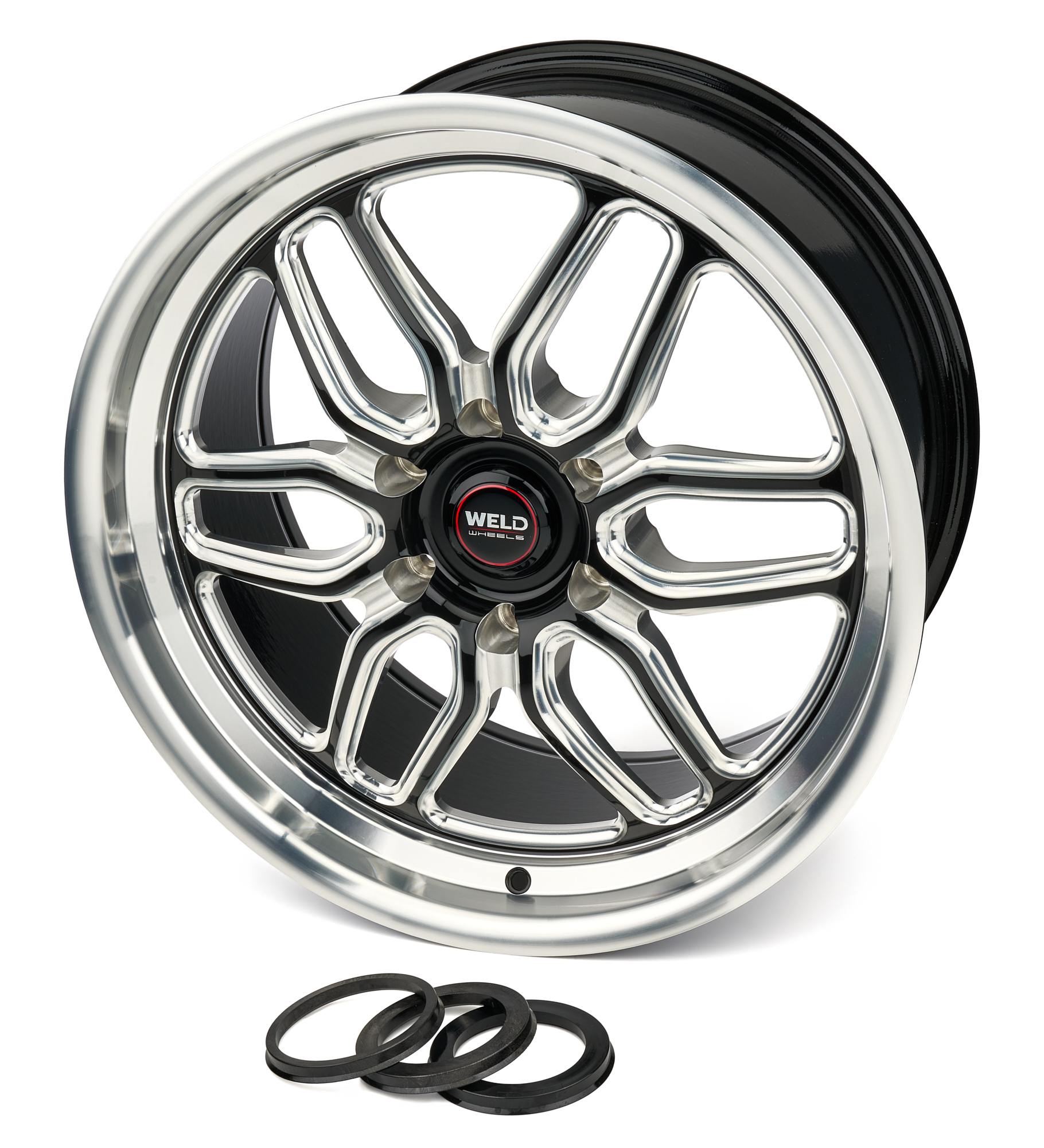 WELD RACING 20x10 Laguna 6 Drag 6x13 9.7 ET38 BS7.00 Gloss BL S15300084P38