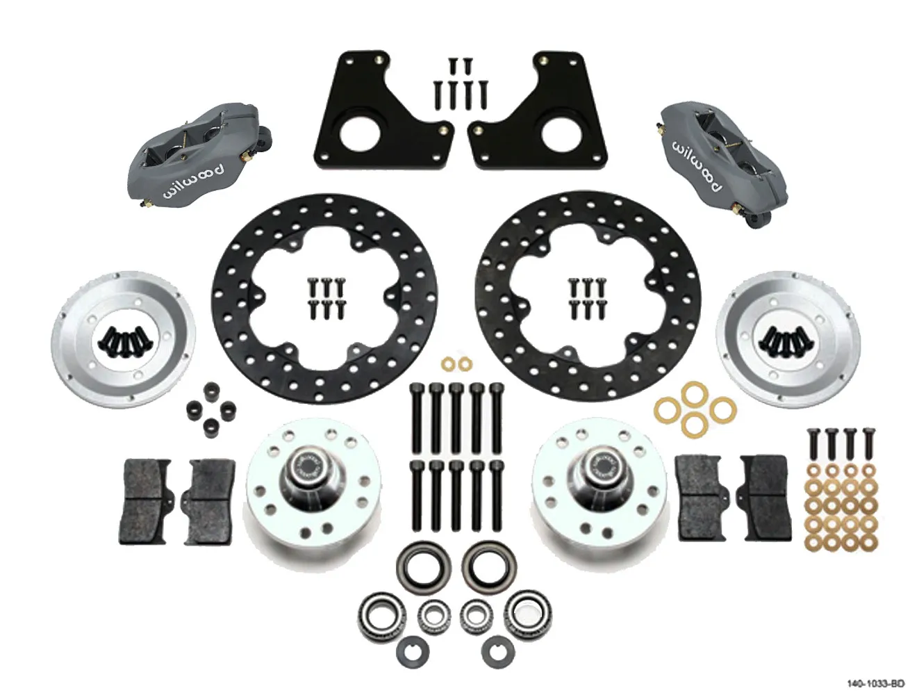 WILWOOD Dragster Front Kit MD 80-87 GM 140-1033-BD