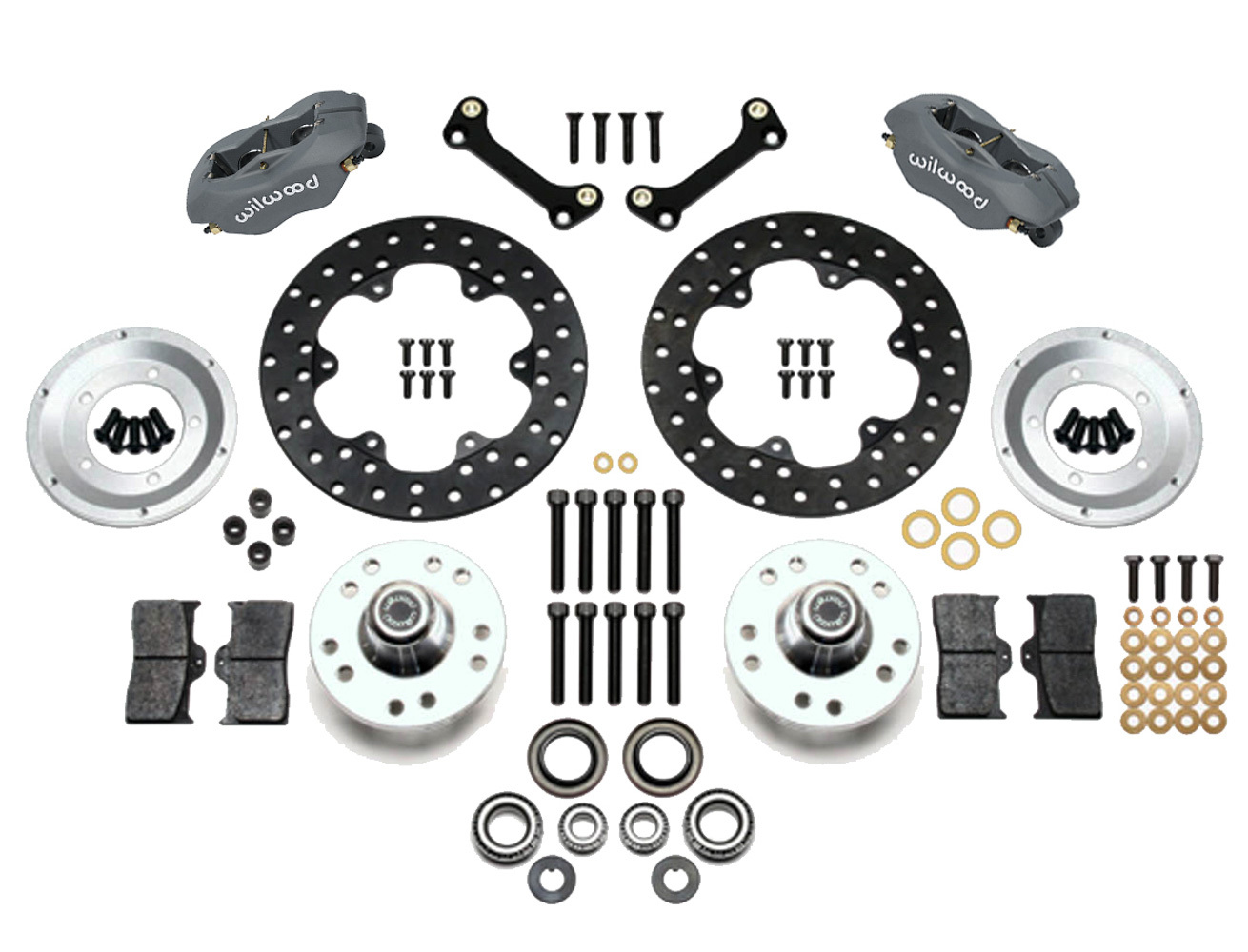 WILWOOD MD Front Kit 82-90 Camaro Billet / Drilled 140-1035-BD