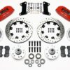 WILWOOD Front Disc Brake Kit Red 67-72 Camaro Nova 12.19 140-10510-DR