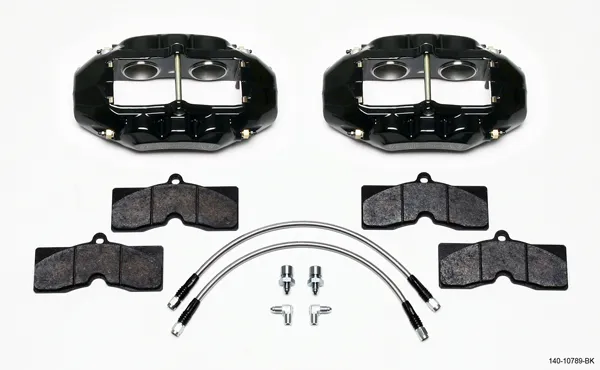WILWOOD Brake Kit Front Corvette 65-82 D8-4 Calipers 140-10789-BK