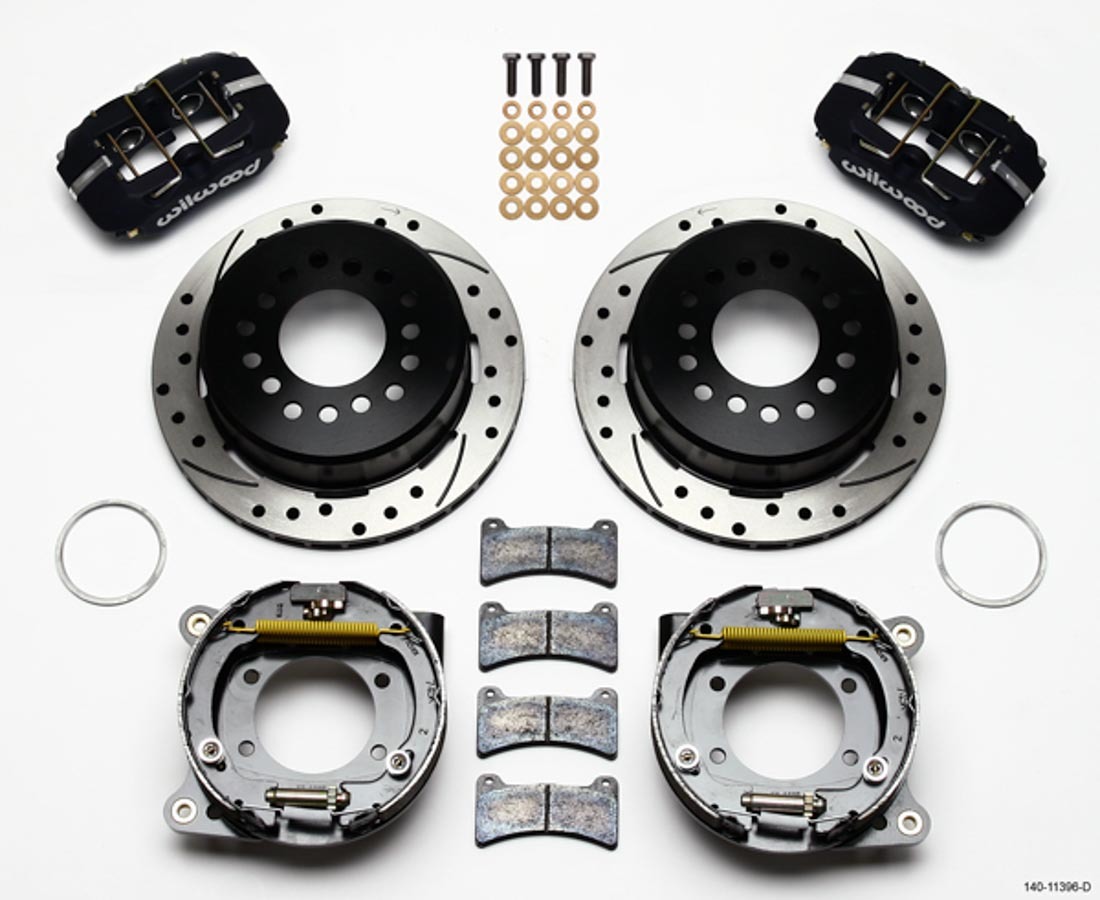 WILWOOD Brake Kit Rear Disc/Drum Mustang 8.85 140-11396-D