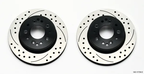 WILWOOD Rotor Kit Rear C2 / C3 Corvette 1pc Rotor 140-11739-D