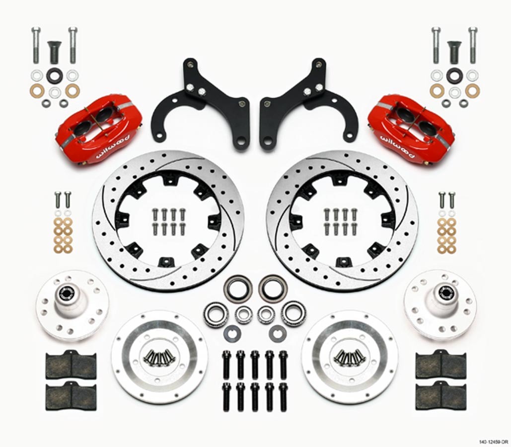 WILWOOD Front Disc Brake Kit 63- 64 Vette 12.19in 140-12459-DR