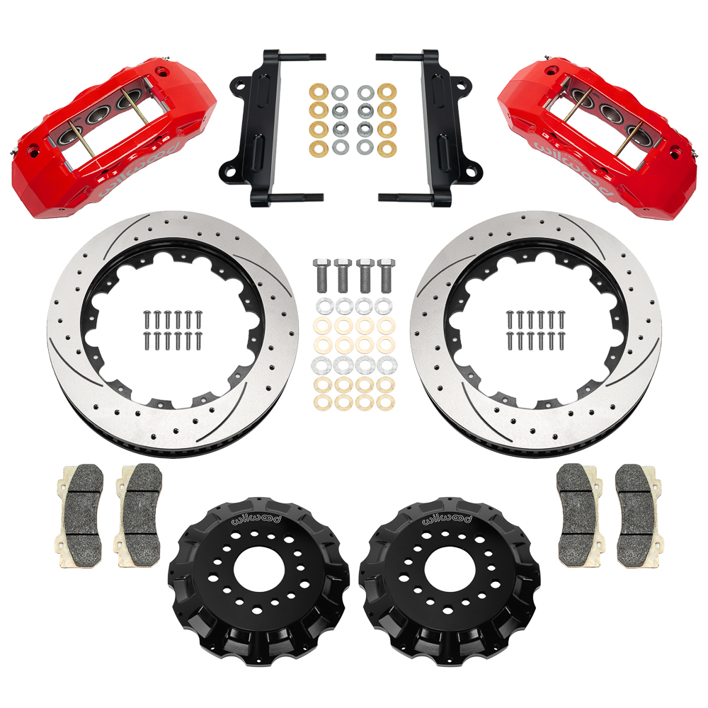 WILWOOD KIT FRONT TX6R C10 ALUM PRO SPINDLE 140-18123-DR