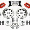 WILWOOD Front Brake Kit 67-72 Camaro Nova Red Calipers 140-7675-DR