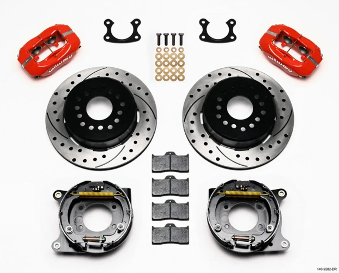 WILWOOD P/S Park Brake Kit Small Ford 2.50in Offset 140-9282-DR