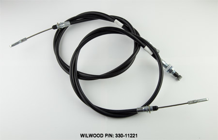 WILWOOD Parking Brake Cable Kit 05-10 Mustang 330-11221