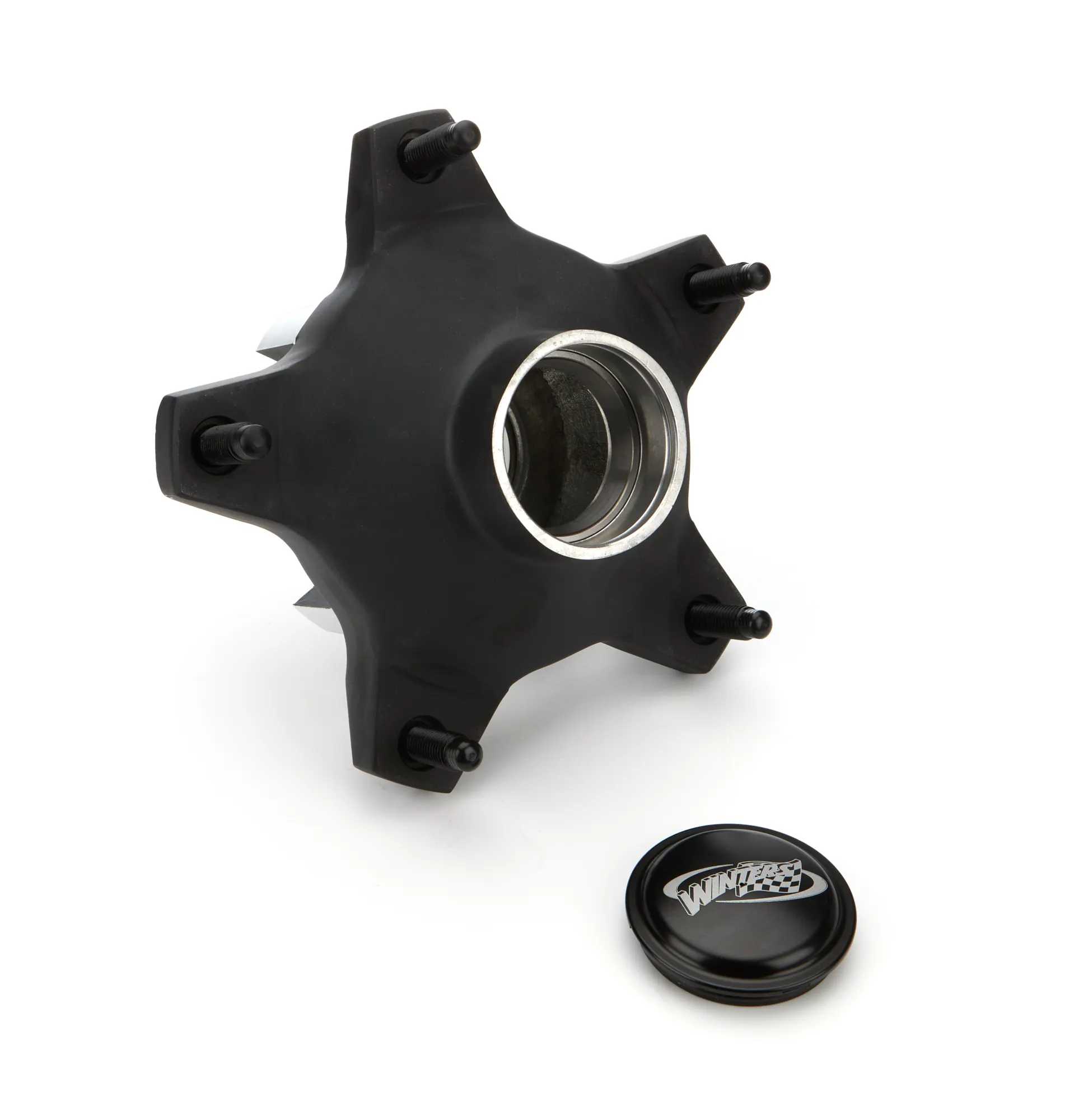 WINTERS Hub Front Wide 5 Black Cap 6606-FX5BK-8208-H