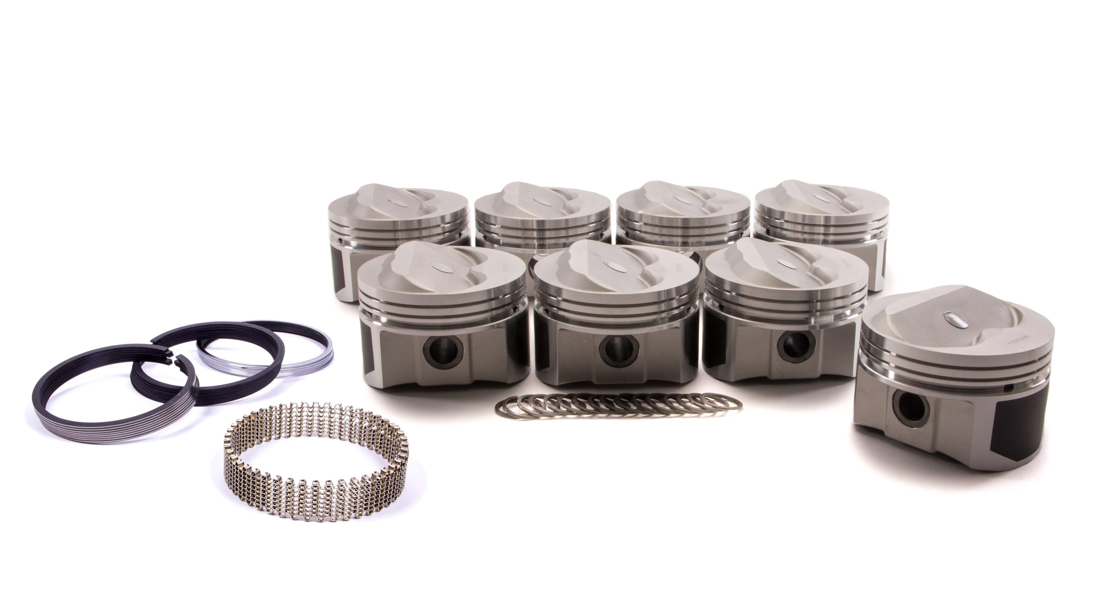 WISECO-PRO TRU SBC Domed Piston Set 4.040 Bore +8cc PTS502A4