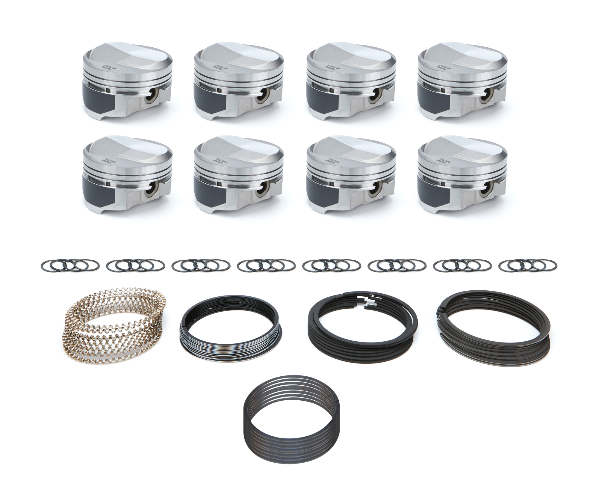 WISECO-PRO TRU BBC Dome Piston Set 4.310 Bore +21cc PTS522A6