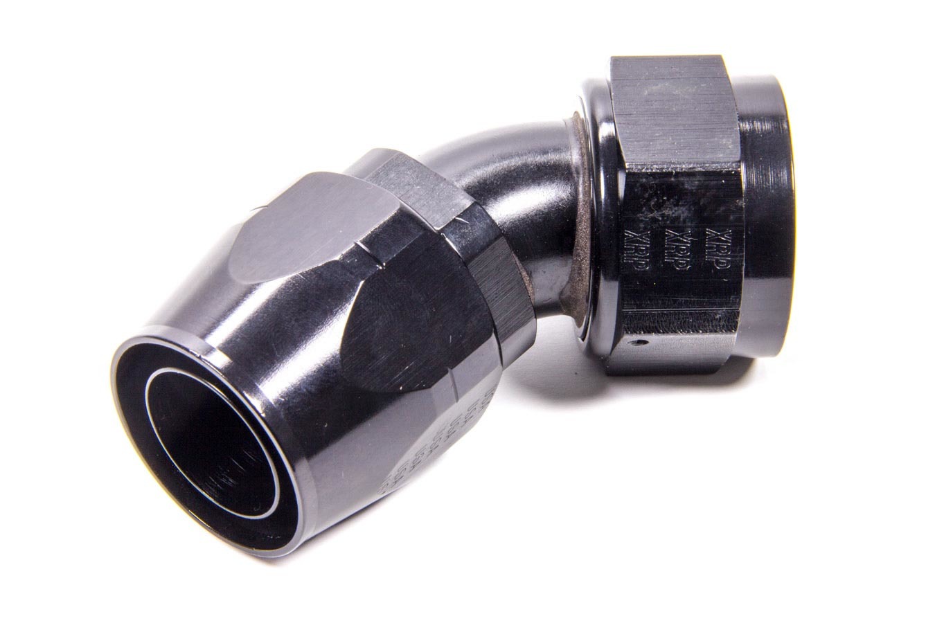 XRP-XTREME RACING PROD. #20 45 Deg Hose End Black 104520BB