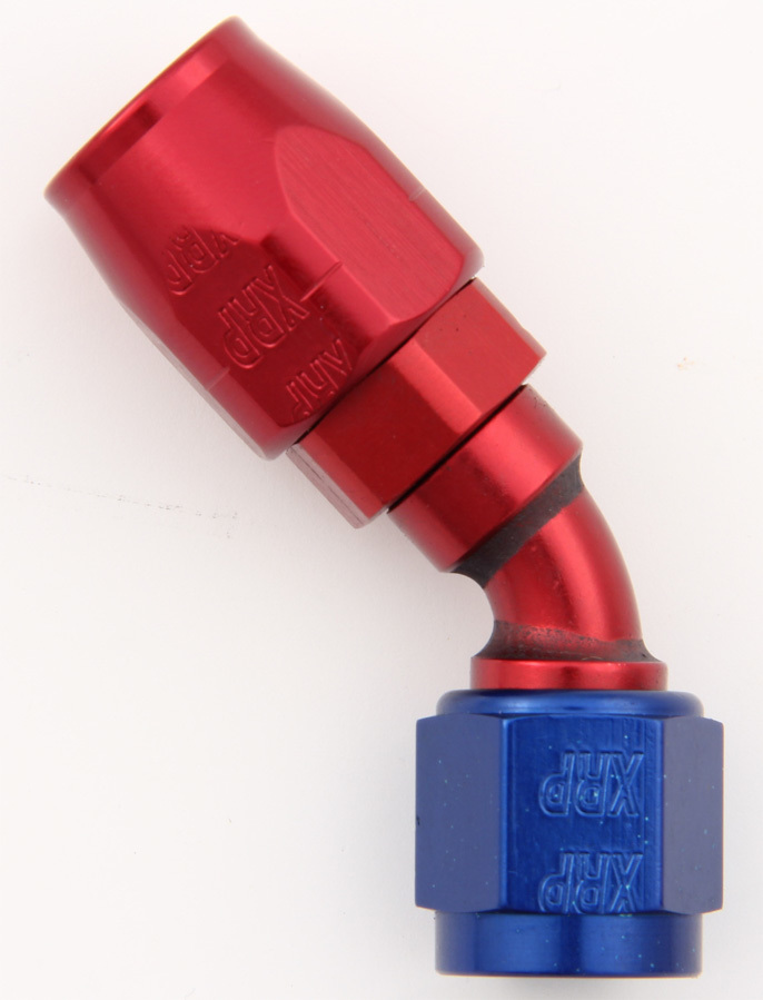 XRP-XTREME RACING PROD. #6 45 Deg Dbl Swivel Hose End 204506