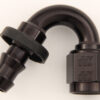 XRP-XTREME RACING PROD. #6 150 Deg Push-On Hose End Black 231506BB