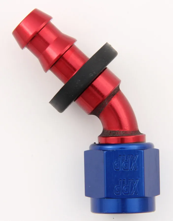 XRP-XTREME RACING PROD. #10 45 Deg Push-On Hose End 234510