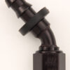 XRP-XTREME RACING PROD. #12 45 Deg Push-On Hose End Black 234512BB