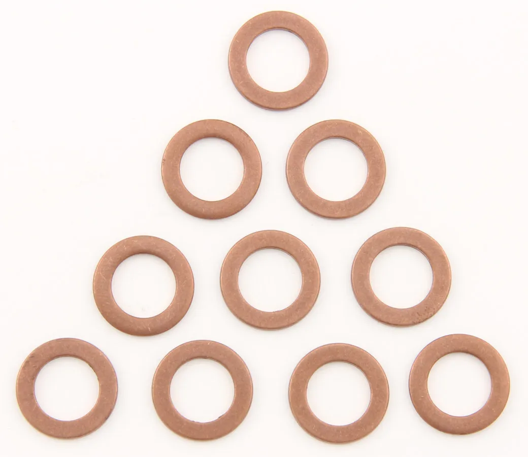 XRP-XTREME RACING PROD. #3 Copper Crush Washers 10 Pk 890003