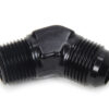 XRP-XTREME RACING PROD. 10an Male 45 degree to 1/2 Npt Fitting Black 982310BB