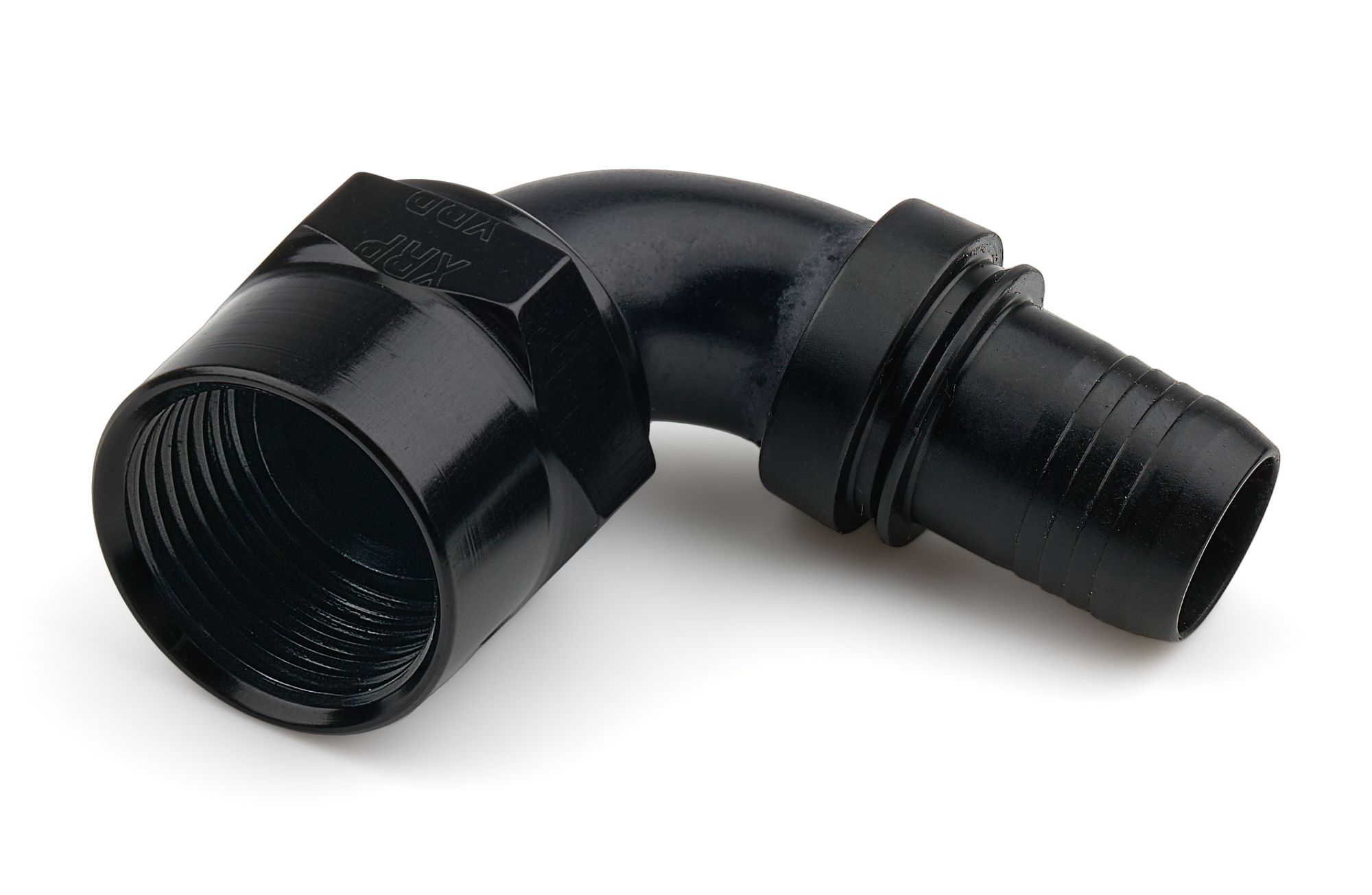 XRP-XTREME RACING PROD. 10an 90-Deg Race Crimp Hose End Black RC229010TDBB