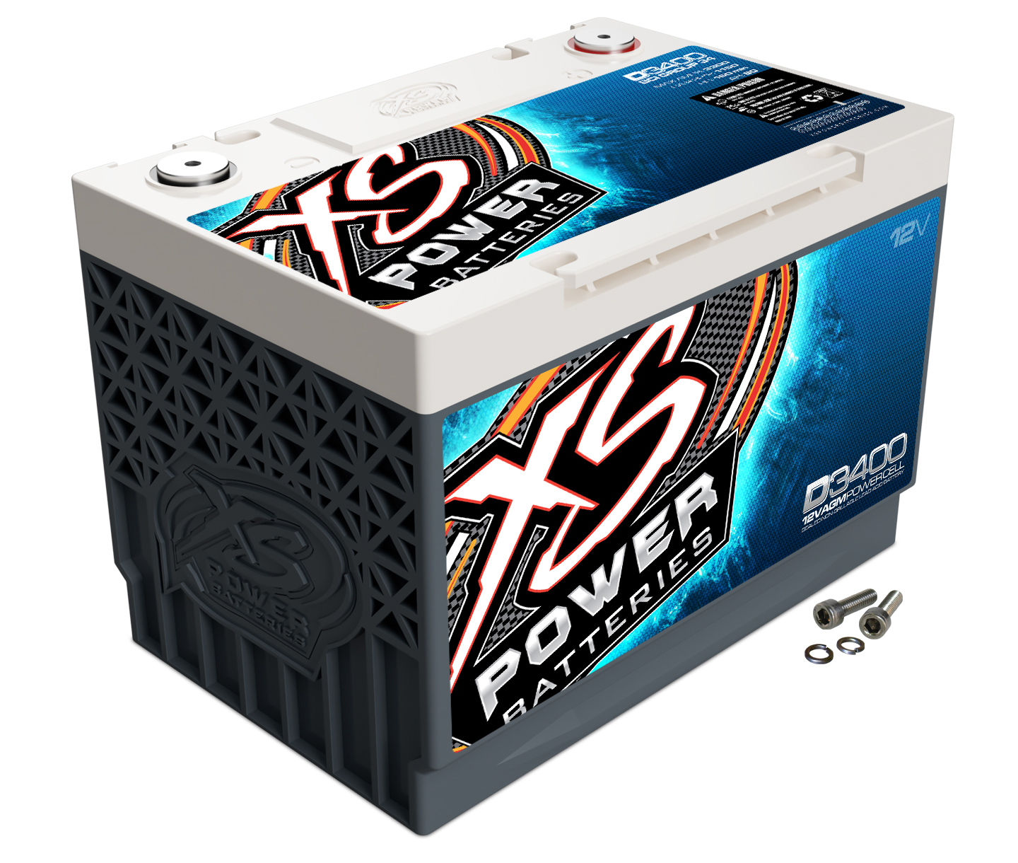 XS POWER BATTERY XS Power AGM Battery 12 Volt 1000A CA D3400