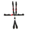 ZAMP Harness 6pt Black L&L 2in Shoulder SFI 16.1 HARN02S003