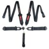 ZAMP Harness 5PT Black Cam L 2 In Shoulder SFI 16.1 HARN07S003