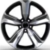 19X8.5 WF Aftermarket Wheel ML0105-6 Glossy Black 5X112/66.45, ET 30 mm