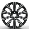 20X9.0 WF Aftermarket Wheel ML0271-1 Black Machine Face 5X108/63.4, ET 38.5 mm