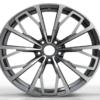 19X8.5 WF Aftermarket Wheel ML0136 Gunmetal Machine Face 5X112/66.45, ET 30 mm