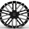 21X9.0 WF Aftermarket Wheel ML0371-2 Matt Black Machine Face 5X108/63.4, ET 35 mm