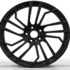 20X9.0 WF Aftermarket Wheel ML0178-1 Glossy Black 5X112/66.45, ET 30 mm