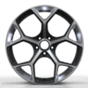 21X9.0 WF Aftermarket Wheel ML0293-9 Silver 5X112/66.45, ET 30 mm