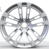 20X9.0 WF Aftermarket Wheel ML0314 Silver 5X112/66.45, ET 30 mm