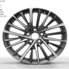 18X8.0 WF Aftermarket Wheel ML0424 Gunmetal Machine Face 5X114.3/60.1, ET 35 mm