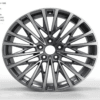 19X8.5 WF Aftermarket Wheel ML0438 Gunmetal Machine Face 5X114.3/60.1, ET 35 mm