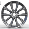 22X8.5 WF Aftermarket Wheel ML0311-4 Hyper Black 6X139.7/95.1, ET 40 mm