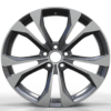 20X8.0 WF Aftermarket Wheel ML0380-2 Gunmetal 5X114.3/60.1, ET 35 mm