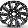 18X8.0 WF Aftermarket Wheel ML0253 Glossy Black ,  Polish 6X130/75, ET 35 mm