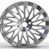 20X8.5 WF Aftermarket Wheel 147-3 PVD ( Black) 5X114.3/60.1, ET 35 mm