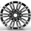 22X9.0 WF Aftermarket Wheel ML0425-3 Black Machine Face 5X120/66.1, ET 40 mm
