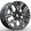 19X9.5 WF Aftermarket Wheel ML0467-3 Gunmetal Machine Face 5X112/66.5, ET 35 mm