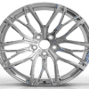 20X8.5 WF Aftermarket Wheel 111-1 PVD ( Black) 5X114.3/60.1, ET 35 mm