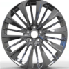 19X8.0 WF Aftermarket Wheel 168-3 PVD ( Black) 5X120/60.1, ET 25 mm
