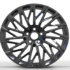 19X9.5 WF Aftermarket Wheel ML0228-1 Hyper Black 5X112/60.1, ET 35 mm