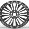 20X8.5 WF Aftermarket Wheel ML0379-1 PVD ( Black) 5X114.3/60.1, ET 35 mm