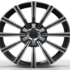 20X8.5 WF Aftermarket Wheel ML0213-1 Gunmetal Machine Face 6X139.7/106, ET 30 mm