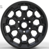 18X8.0 WF Aftermarket Wheel 8304 Matt Black, Milling 6X139.7/95.1, ET 45 mm