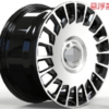 18X8.0 WF Aftermarket Wheel ML0007-2 Black Machine Face 5X112/67.1, ET 40 mm