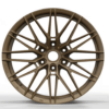 22X9.5 WF Aftermarket Wheel ML0265-7 Matte Light Gold 6X139.7/100, ET 15 mm