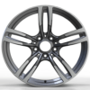 18X8.0 WF Aftermarket Wheel ML0091 Gunmetal Machine Face 5X120/72.56, ET 30 mm